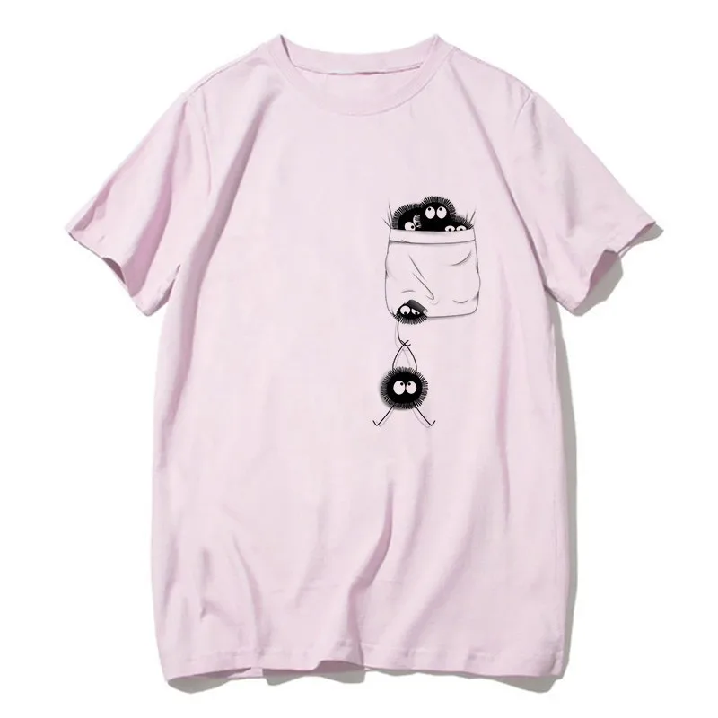 10 Totoro Shirt Women Men Studio Ghibli Miyazaki Hayao Anime Spirit Away T Shirt Men Women Japanese Anime Cartoon Clothes T-Shirt - Цвет: 10