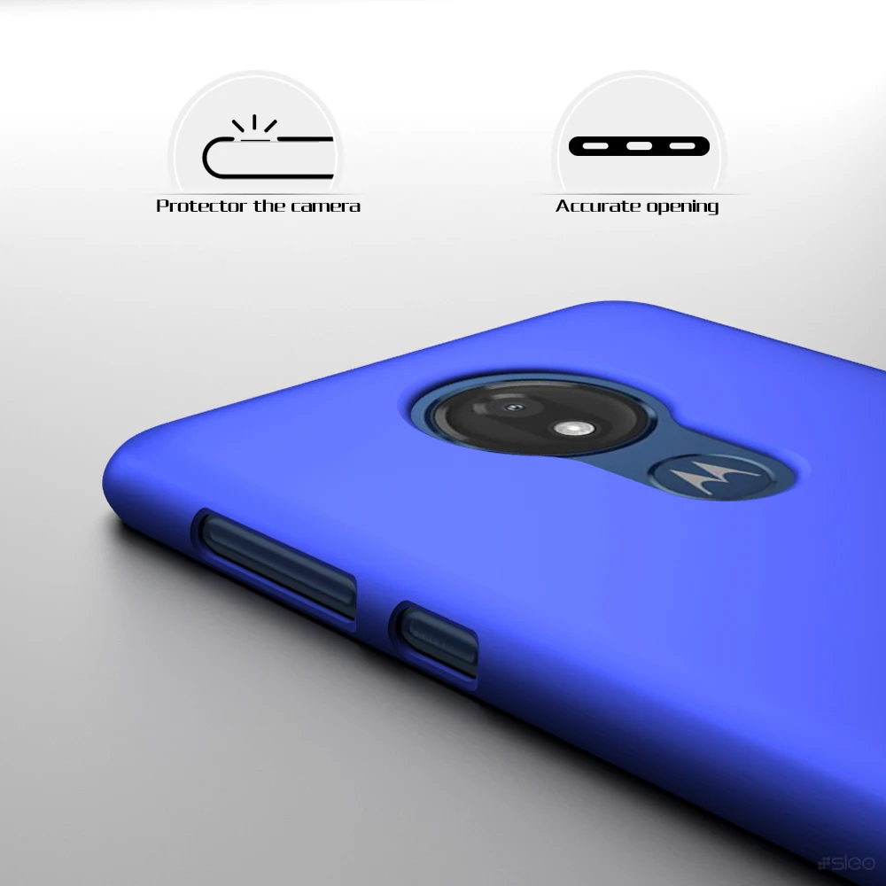 SLEO для Motorola Moto G7 Мощность чехол ультра тонкий жесткий Пластик задняя крышка ПК |