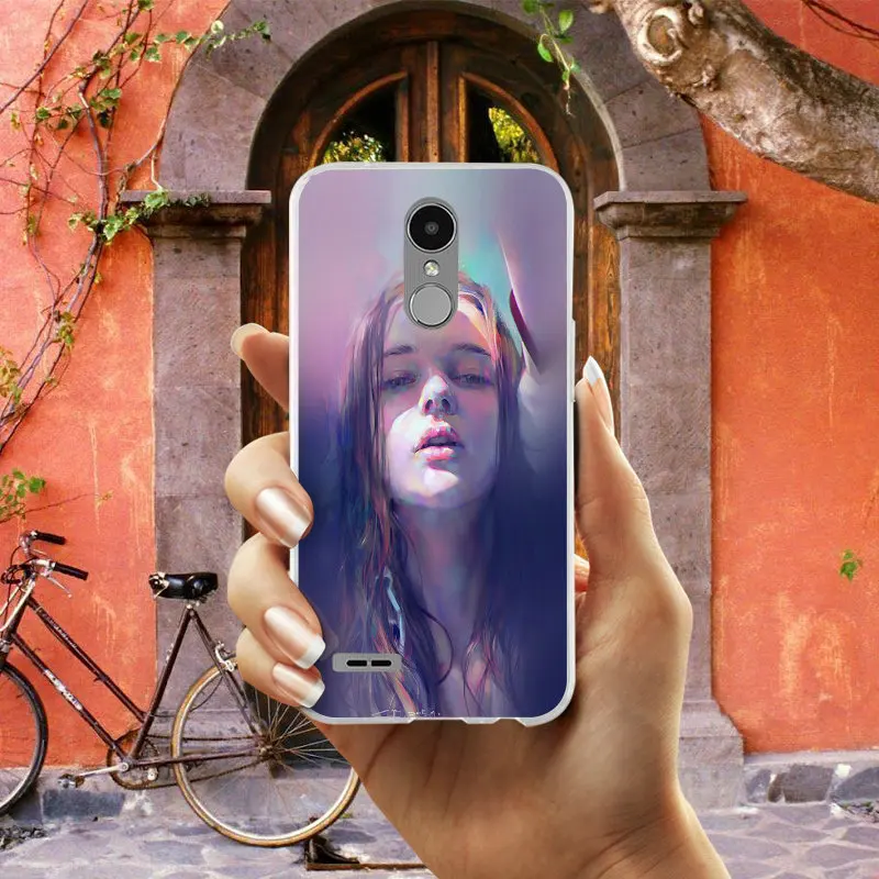 Чехлы для телефонов Amime Girl Face Illust Art из мягкого ТПУ LG G2 G3 Mini G4 G5 G6 K4 K7 K8 K10 2017 Nexus 5 5X V10