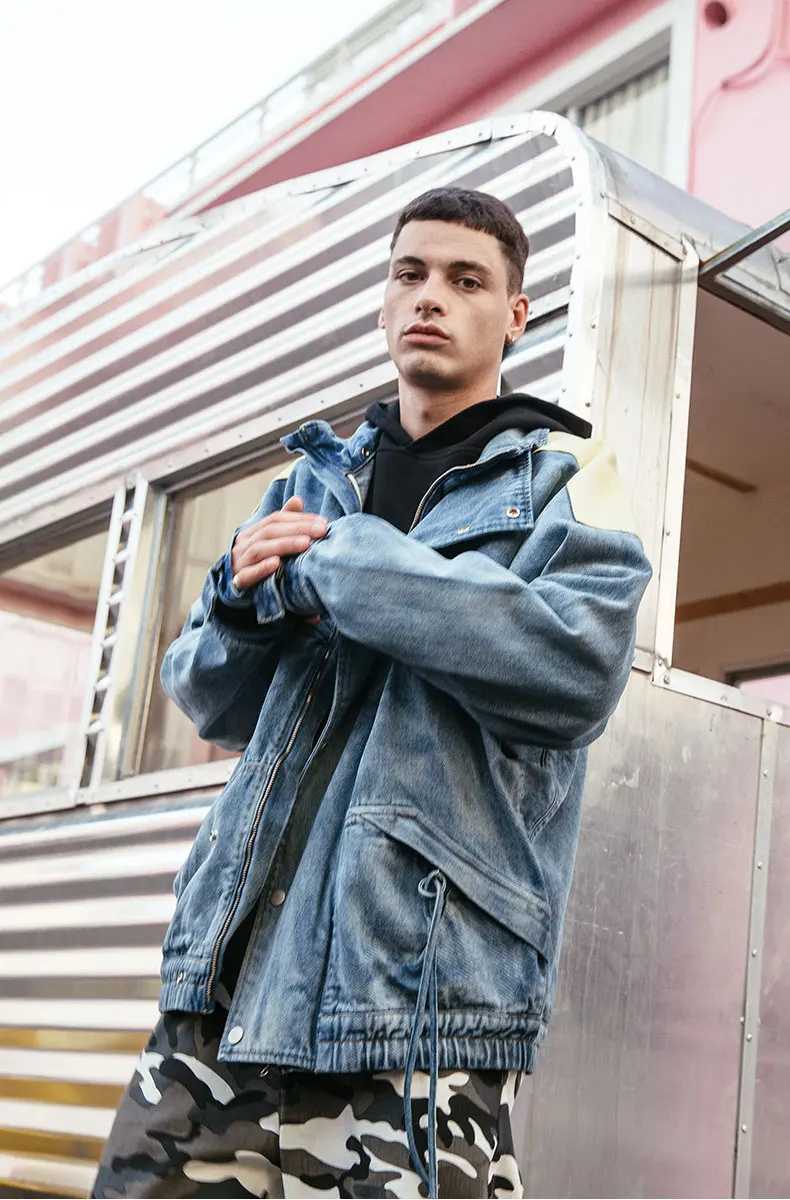 VIISHOW уличная мужская куртка брендовая джинсовая Veste Homme 2018 Новая модная Chaqueta Hombre
