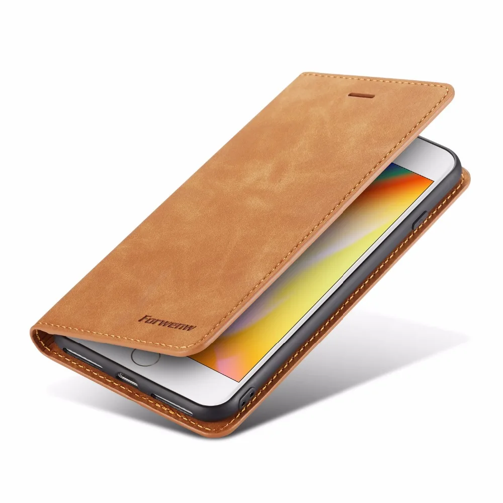 Чехол книжка из искусственной кожи с магнитной застежкой для iPhone 11 12 Pro XS Max XR 8 7