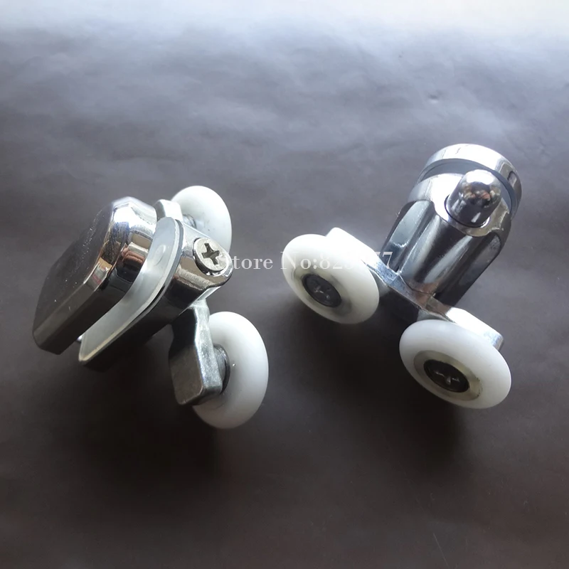 1 комплект верхний и нижний ролик легированный душевой колеса дуговой раздвижной