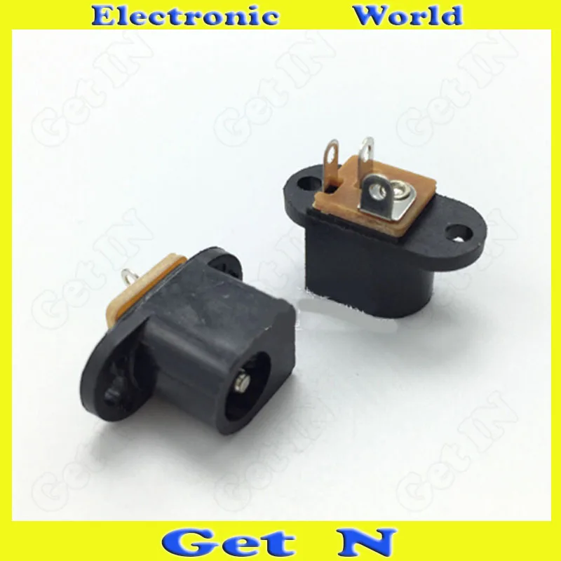 

1000pcs DC-017 2.1mm DC Power Connector 3Pins with Ear AC Power Scoket DC Female Jack