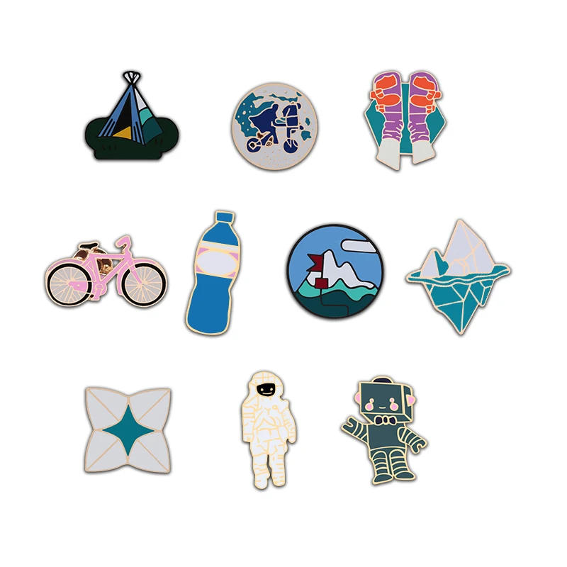 Булавки для путешествий палатки велосипедные прогулки путешествия по миру