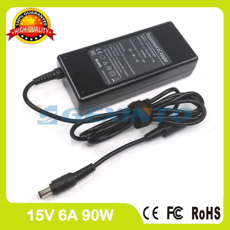 

15V 6A 90W laptop ac power adapter charger PA-1900-22 PA2521E-2AC3 for Toshiba Dynabook Qosmio F20 A9 Portege M300 M500 S100