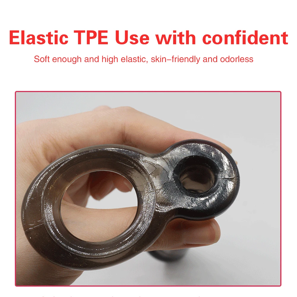 Anal Sex Toys Vibrating Dildo Plug Anus Vagina Massager G Spot Stimulator Wearable Butt With Time Delay Ring | Красота и здоровье