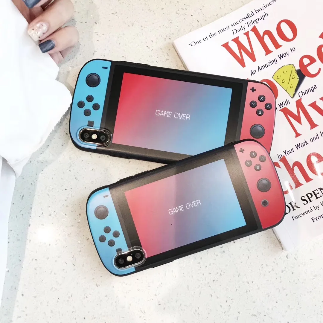Childhood classic Game machine console Curved silicone cover for iphone 6 s 8 7 plus case X XS MAX XR Coque Fundas |