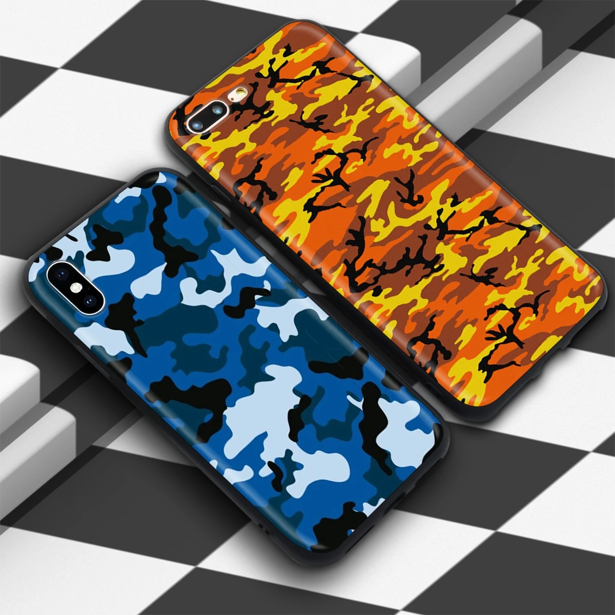 Камуфляжный армейский чехол Lavaza в стиле милитари для iPhone 12 mini 11 Pro XS Max XR X 8 7 6 6S Plus 5