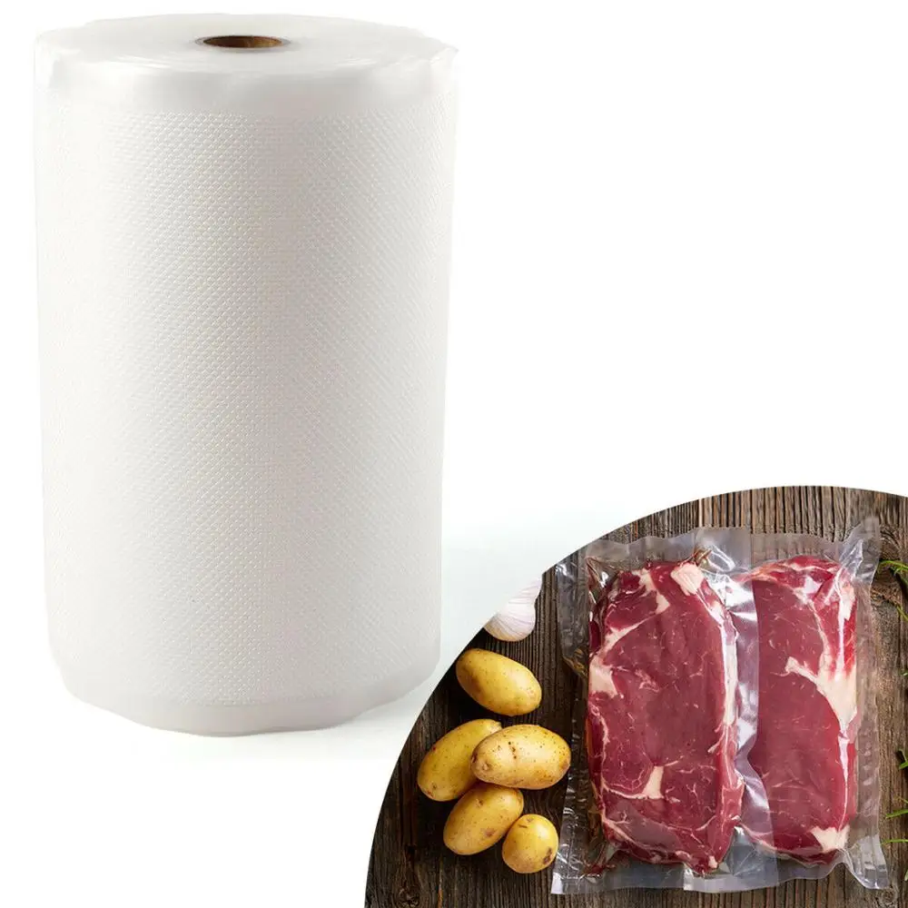

1 Roll 28cm * 30M Saran Wrap Of Vacuum Sealer General Food Saver Bag Food Storage Bags Packaging Film Keep Fresh Good Sealing
