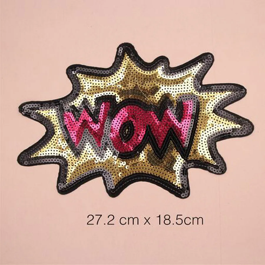 Пайетки вышитые любовные буквы нашивки на одежду наклейки сумку Пришивные