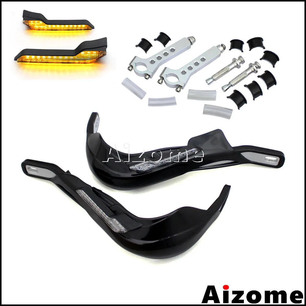 

Universal Motorcycle Turn Signals Handguards 7/8" For Honda Yamaha Suzuki Kawasaki CRF DRZ TTR 25 28 mm Hand Guards Protectors