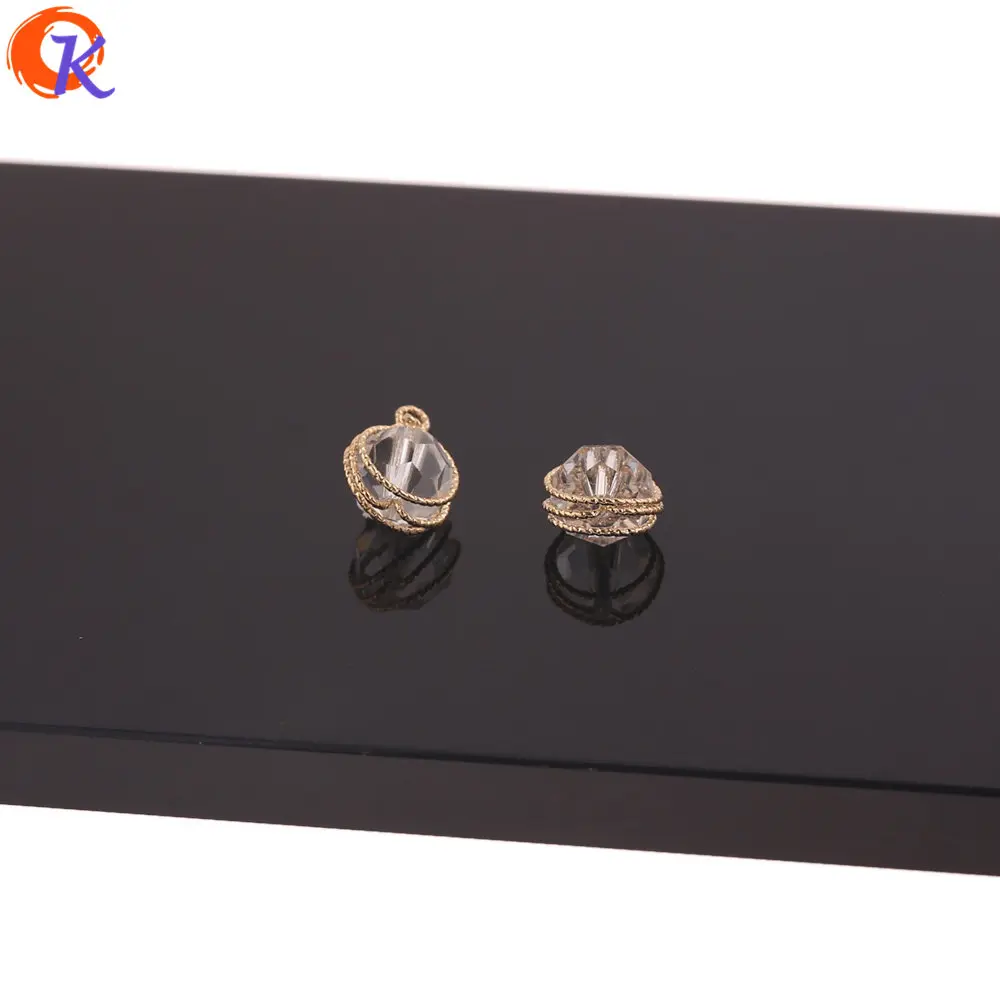 

Cordial Design 50Pcs 9*13MM Jewelry Accessories/Crystal Charms/Genuine Gold Plating/DIY/Hand Made/Jewelry Findings & Components