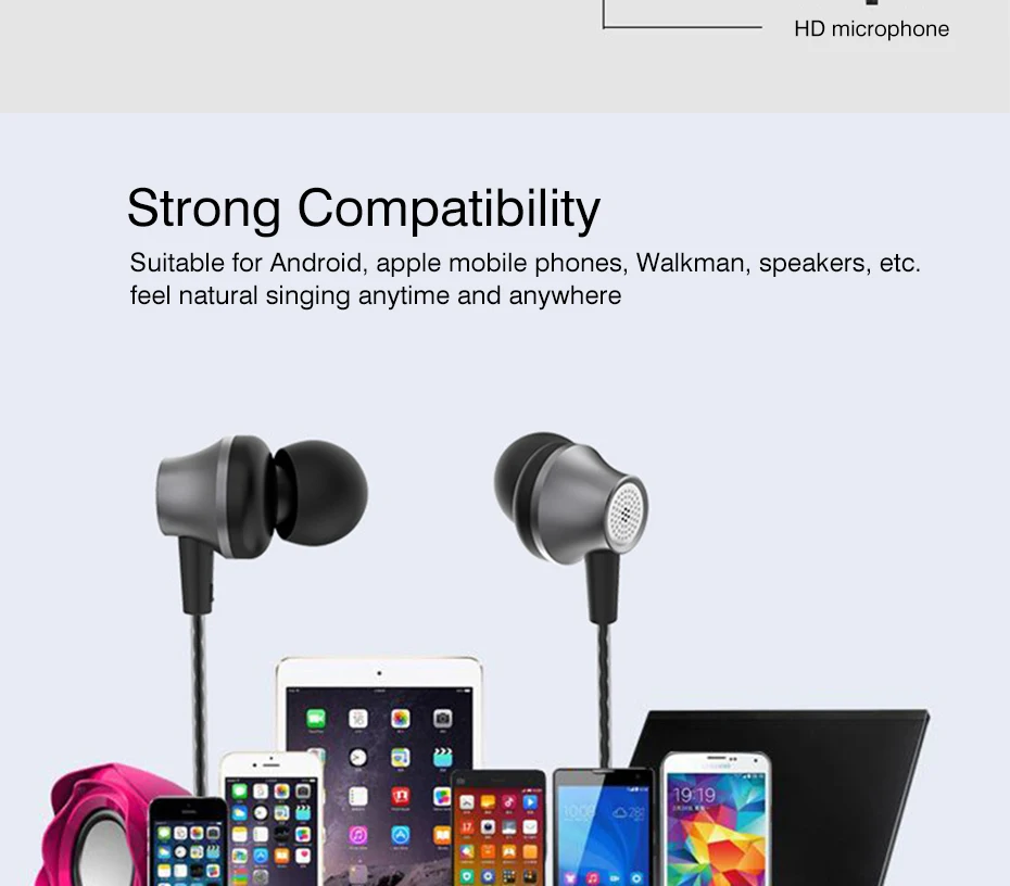 Тяжелый металлический бас в уши провод для наушников с Android Mp3 гарнитура common wheat