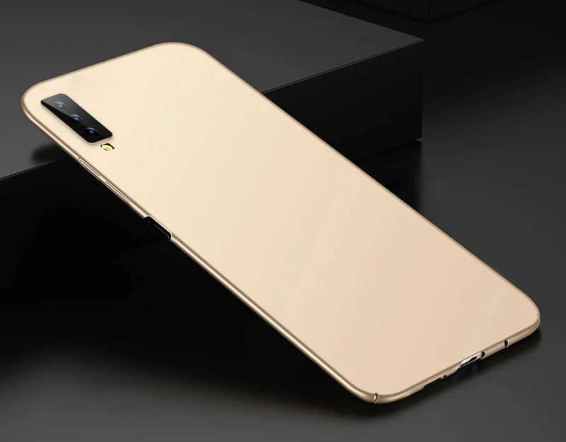 

WolfRule Case For Samsung Galaxy A7 2018 Cover Ultra-thin Smooth Back Protection Plastic PC Case For Samsung A7 2018 Funda A750