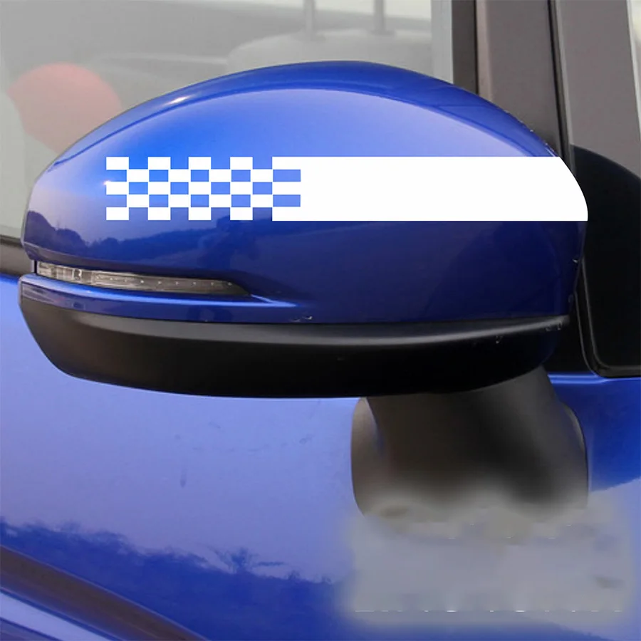 Автомобильные гонки зеркало заднего вида полоса наклейка наклейки оплавление