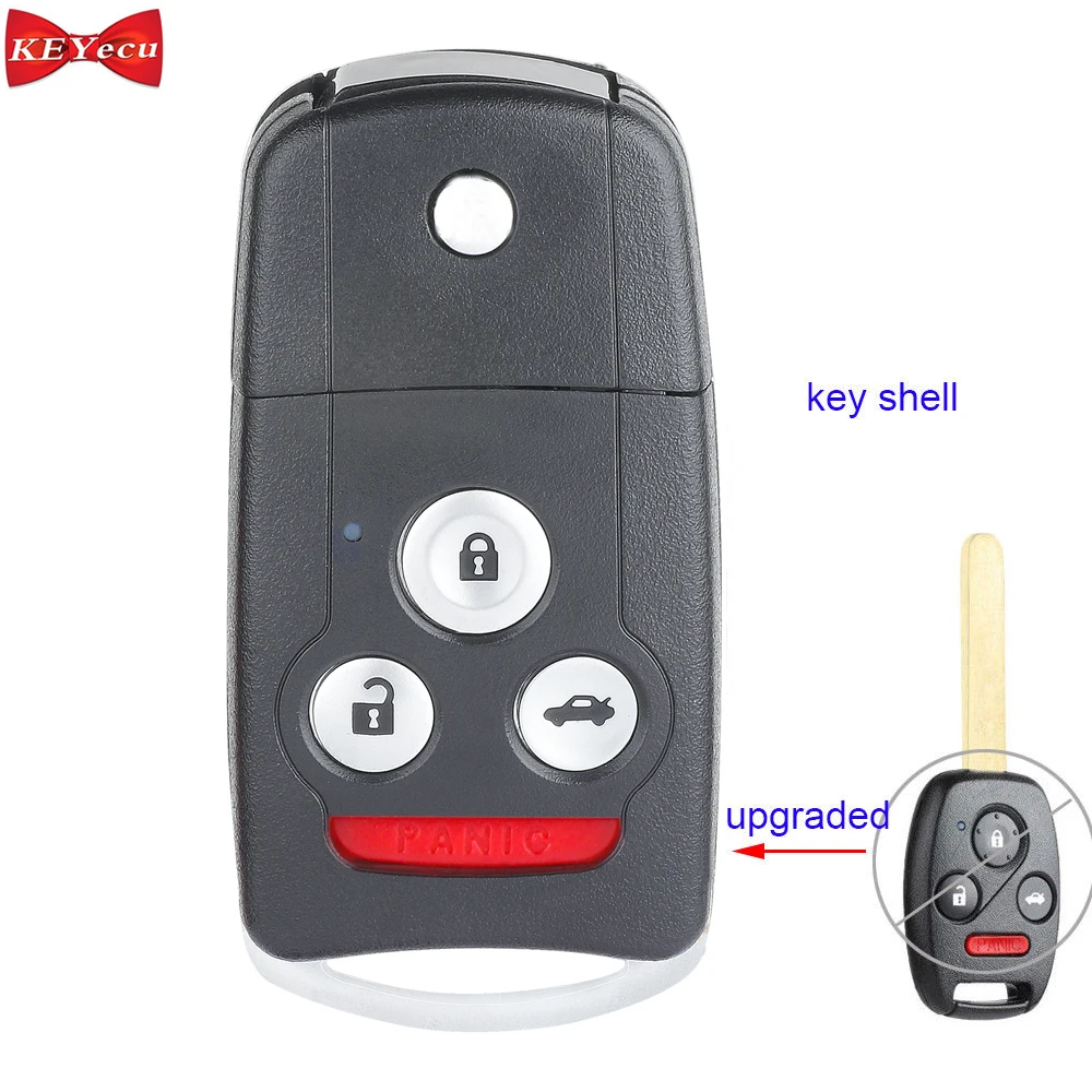 KEYECU для Honda Accord Civic CR V Pilot Fit Модернизированный пульт дистанционного ключа
