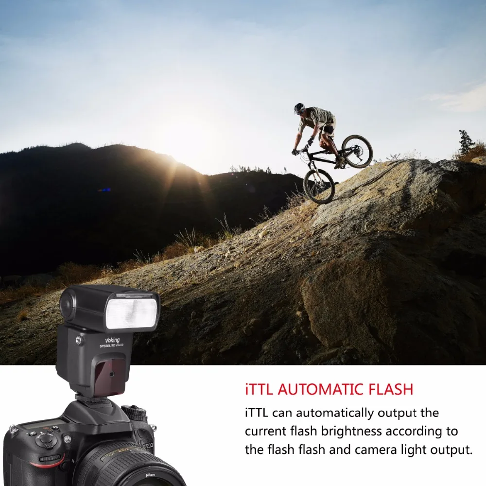 Voking VK430 I TTL ЖК дисплей Дисплей блиц вспышка для камеры Nikon D5500 D5300 D3300 D7200 D3400 D500 D7500 D750