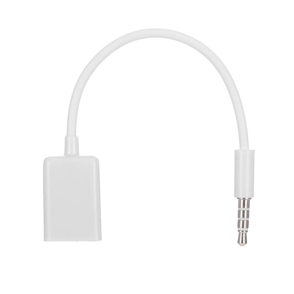 3 5 мм Мужской автомобильный AUX аудио разъем к USB 2 0 Женский адаптер конвертер шнур