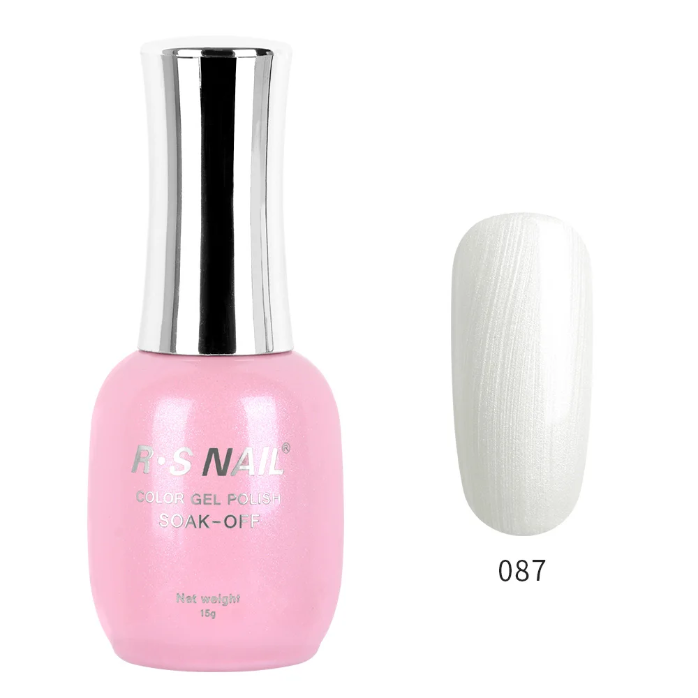 RS Гель-лак для ногтей Seires 120 цветов#061-120 УФ светодиодный Гель-лак Esmalte Permanente Vernis Полупостоянный 15 мл(2 - Цвет: 087
