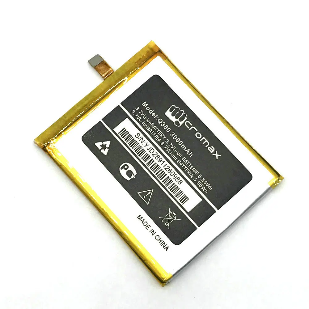 1Pcs High Quality New Original Micromax Q380 Battery for Mobile Phone in stock + Track Code | Мобильные телефоны и