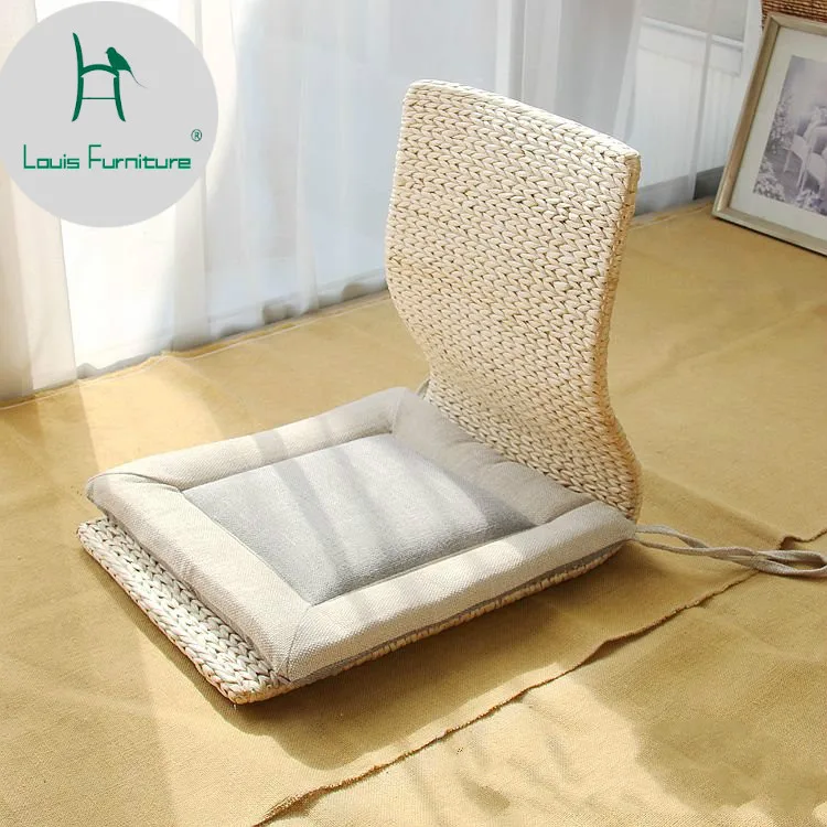 Нетканое компьютерное кресло Louis Fashion из травы на японской кровати татами для
