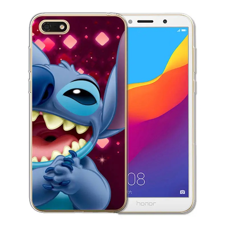 Стежок чехол для телефона Huawei P8 P9 P10 P20 Smart Lite Plus Pro nova 3e Enjoy 7S силиконовый etui милый