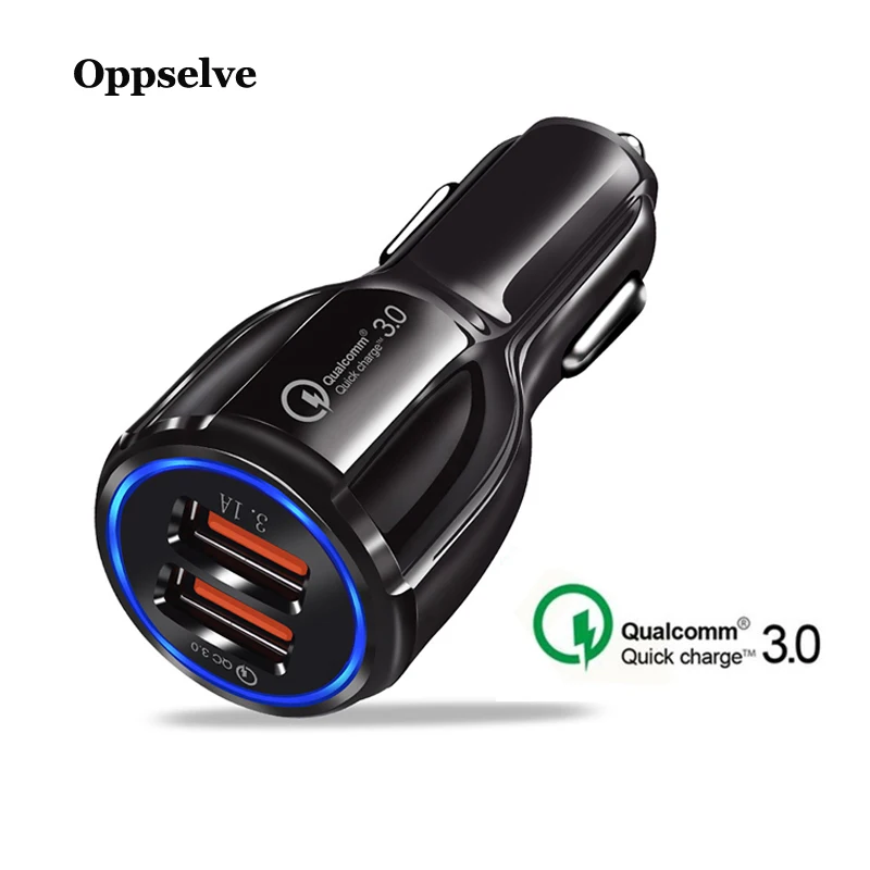 Oppselve автомобильное зарядное устройство USB Quick Charge 3 0 мобильный телефон Dual Fast QC