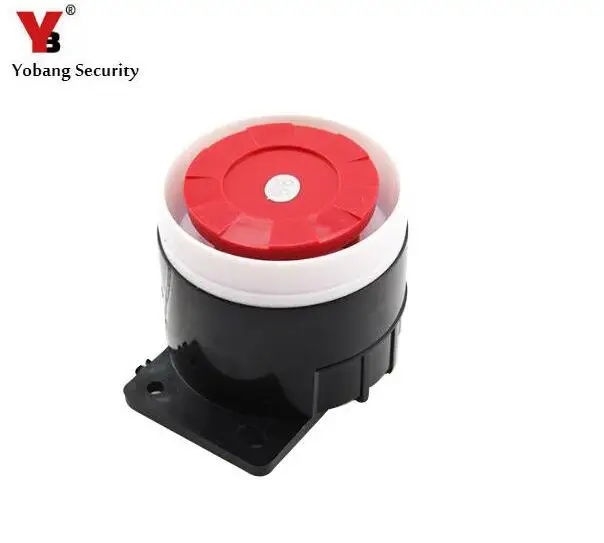 

Yobang Security Wired siren Home Security Mini Siren Sensors Alarms for Sale 110dB 12V Home Office Protecting Sensors Alarm