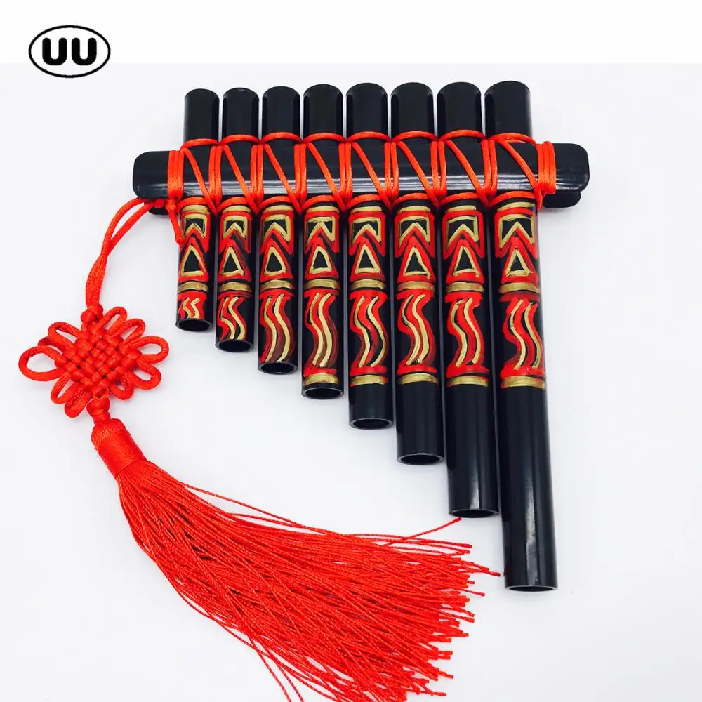 UU Pan флейта Flauta 8 труб Panpipes ABS пластик китайский стиль панфлейта ручной работы детская сковородка "сделай сам" трубы духовые Музыкальные инструменты