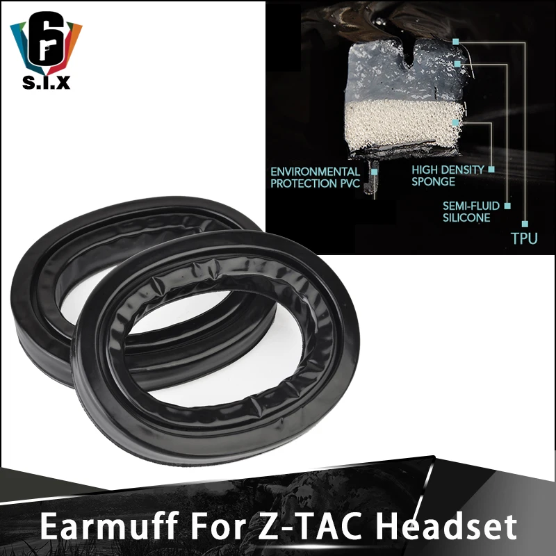 Z-TAC тактические наушники силиконовые или губки для Z-Tactical Sordin наушники Comtac I& II& III Peltor гарнитура аксессуары
