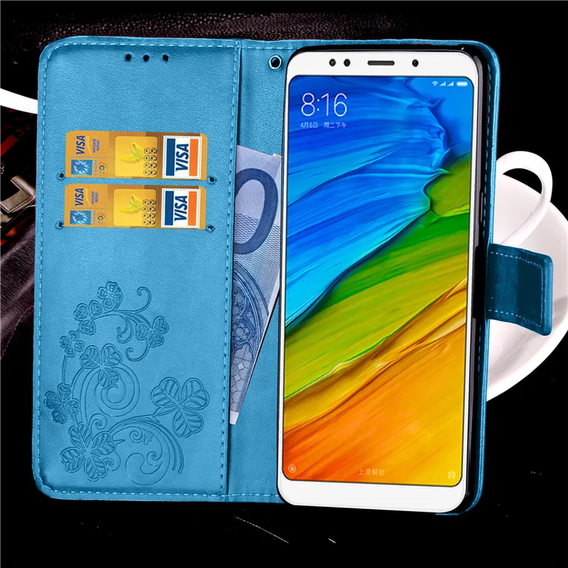 Кожаный чехол-книжка для Xiaomi Redmi 5, чехол для Xiaomi Redmi 5 Plus, чехол для телефона для Xiomi, Xiaomi Redmi 5 Plus, Redmi5 Plus, 5 Plus