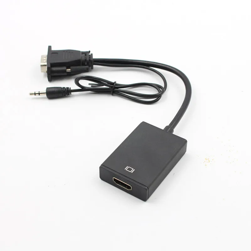 VGA вход HDMI выход 1080P HD + Аудио ТВ AV Видео кабель конвертер адаптер|vga male to hdmi|vga maleto hdmi