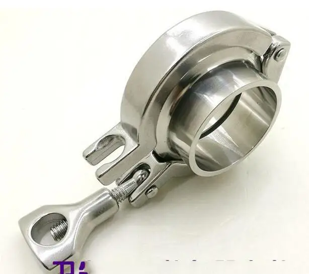 

Free shipping 1.5'' 38MM-159mm Sanitary TriClamp Ferrule + Tri Clamp + Silicon Gasket SS 304