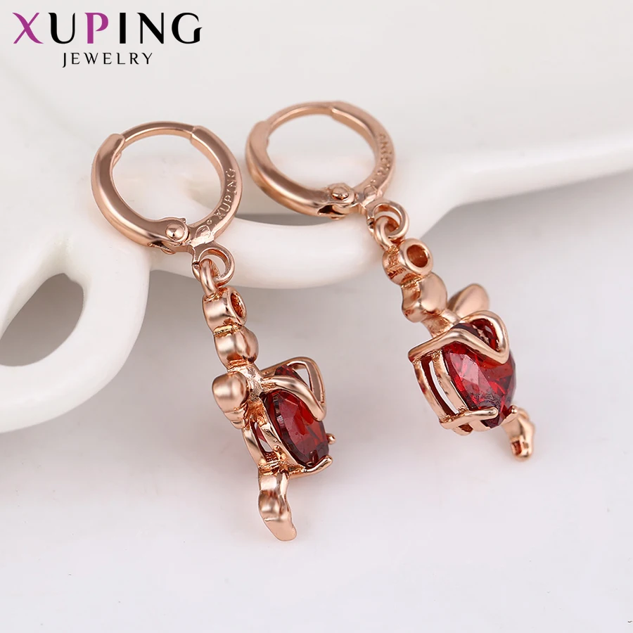 Xuping Модные Роскошные Ювелирные наборы ангел любовь розовое золото покрытие