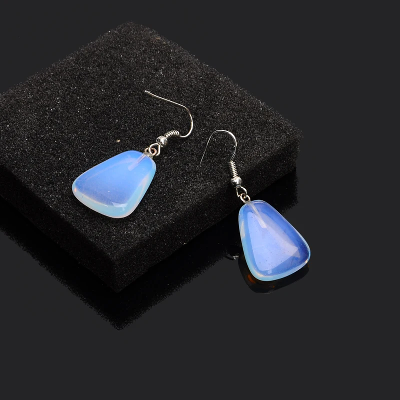 Модные ювелирные изделия ярко голубые блестящие серьги подвески для женщин