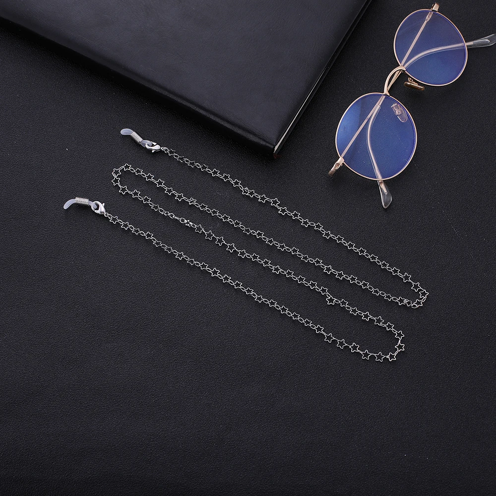 Цепочка для очков моя форма полые звезды пентаграмма бусины ручной работы