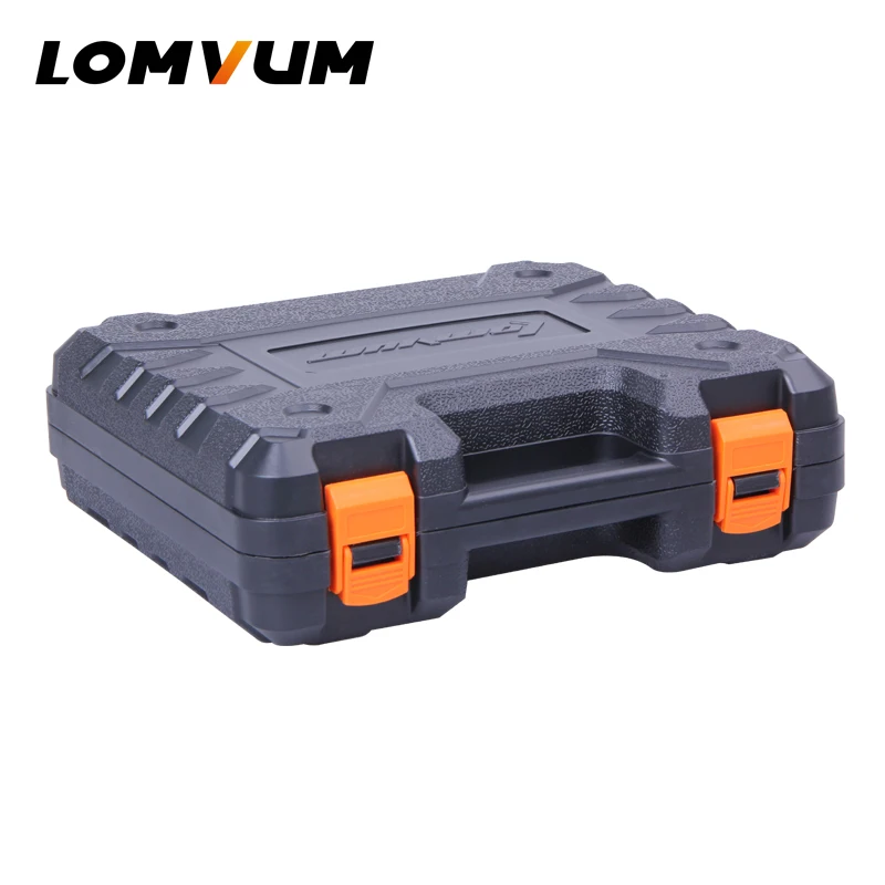 Аккумуляторная дрель LOMVUM пластиковая коробка для электроинструмента чемодан