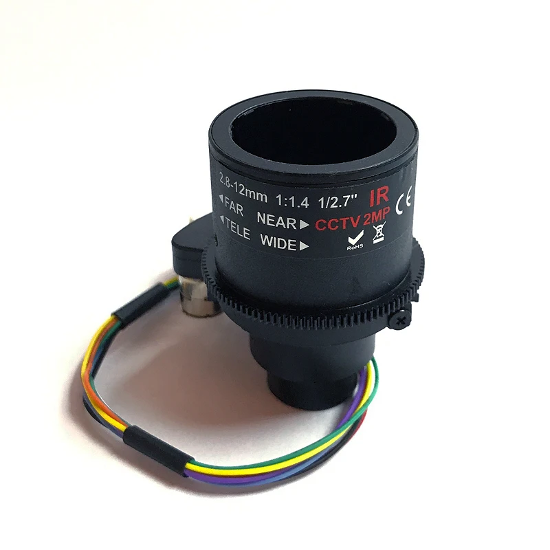 2 8 12 мм моторизованный зум 1/1/2 &quotM14 Mount 103 30 градусов HD 2MP CCTV объектив для IP камеры