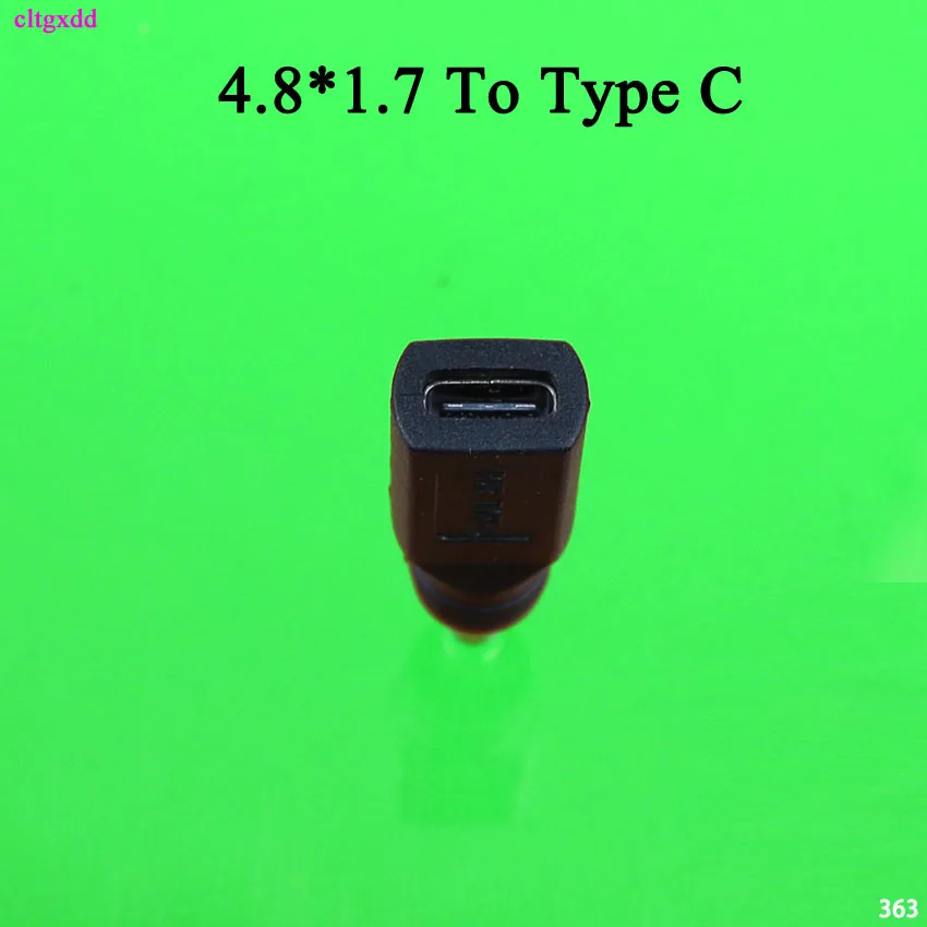 Cltgxdd 1 шт. USB Type C USB-C гнездо 4 8 мм x 7 Мужской DC адаптер для зарядки | Обустройство дома