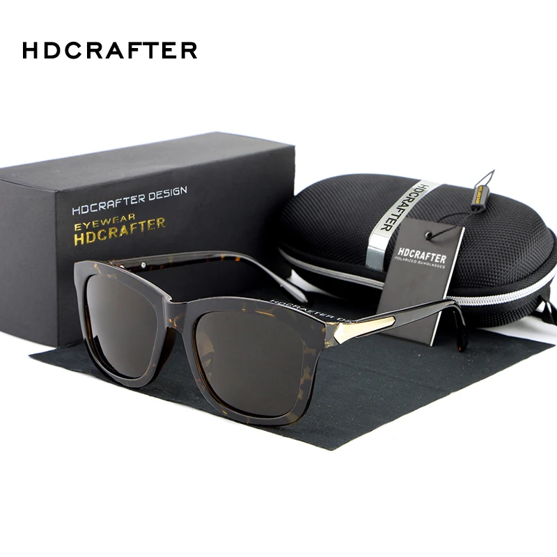 

HDCRAFTER Brand Retro Polarized Sunglasses Women's Cat Eye Sun Glasses Luxury Brand Designer Vintage Oculos Feminino Eyewear