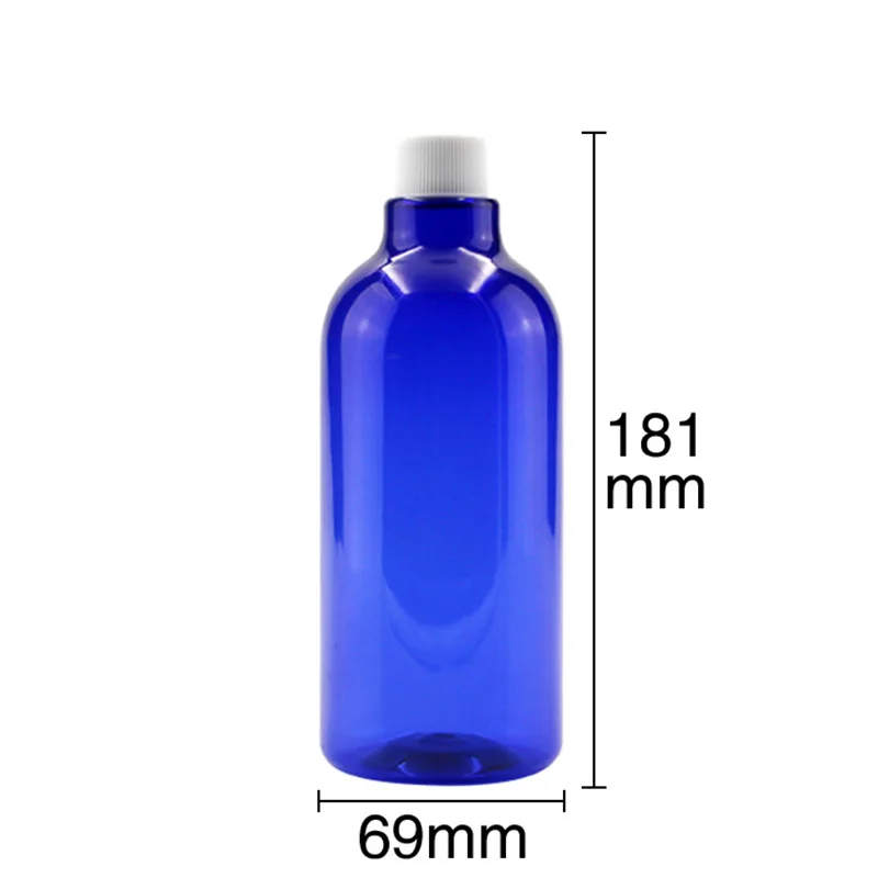 24 шт./лот 500 мл пластиковые бутылки с винтовой крышкой для хранения