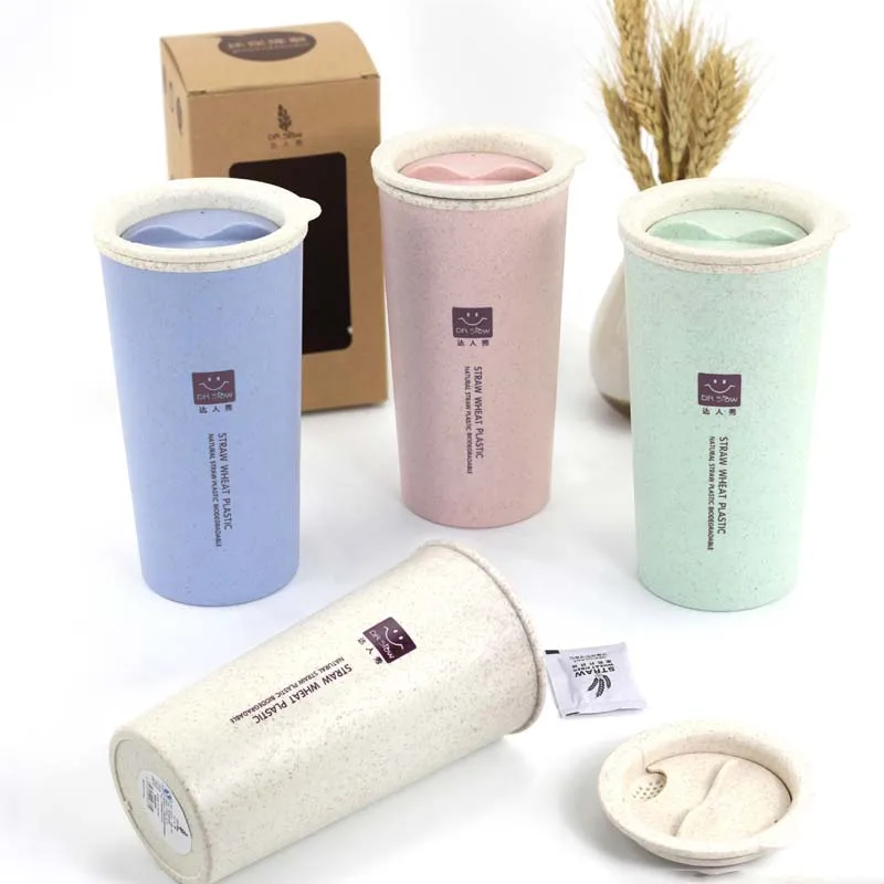 Рождественский подарок бутылка для воды 280/450 мл офисная кофейная Пшеничная