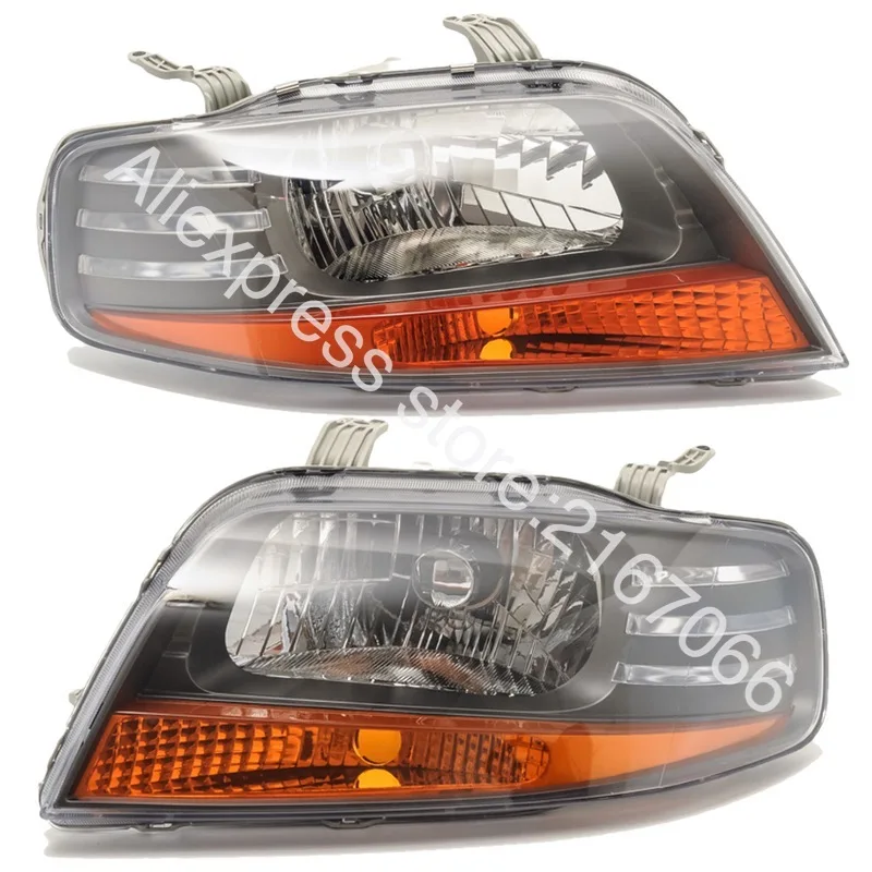 Пара фар для Chevrolet AVEO 3 5 дверей 2003 2004 2005 2006 2007 2008 правый и левый черный