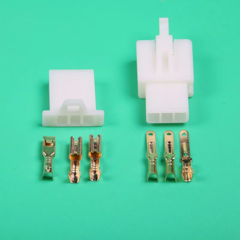 Электрический велосипед/автомобиль/RC/RV 2 8 мм 3 штифтов проволочный коннектор