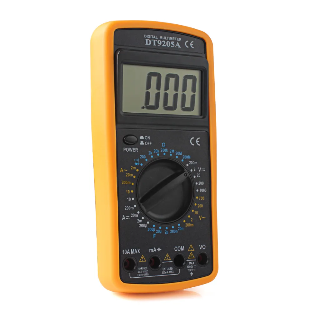 Цифровой мультиметр Вольтметр Омметр Амперметр тестер емкости DT9205A|capacitance