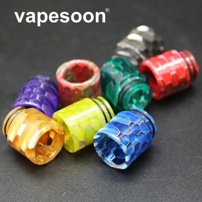 Vapesoon Смола 810 капельный наконечник для RDA распылитель с широким отверстием