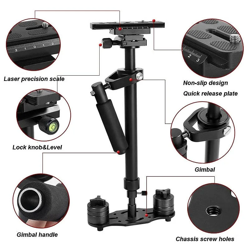 Стабилизатор для камеры S80 Steadicam 80 см компактный стабилизатор цифровых
