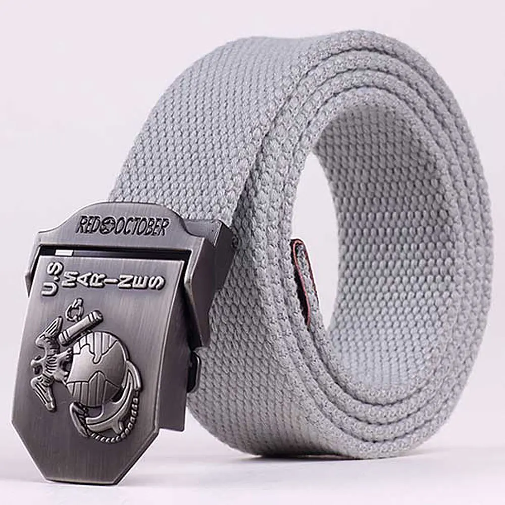 Горячая Распродажа мужской повседневный ремень утолщенный холщовый военный