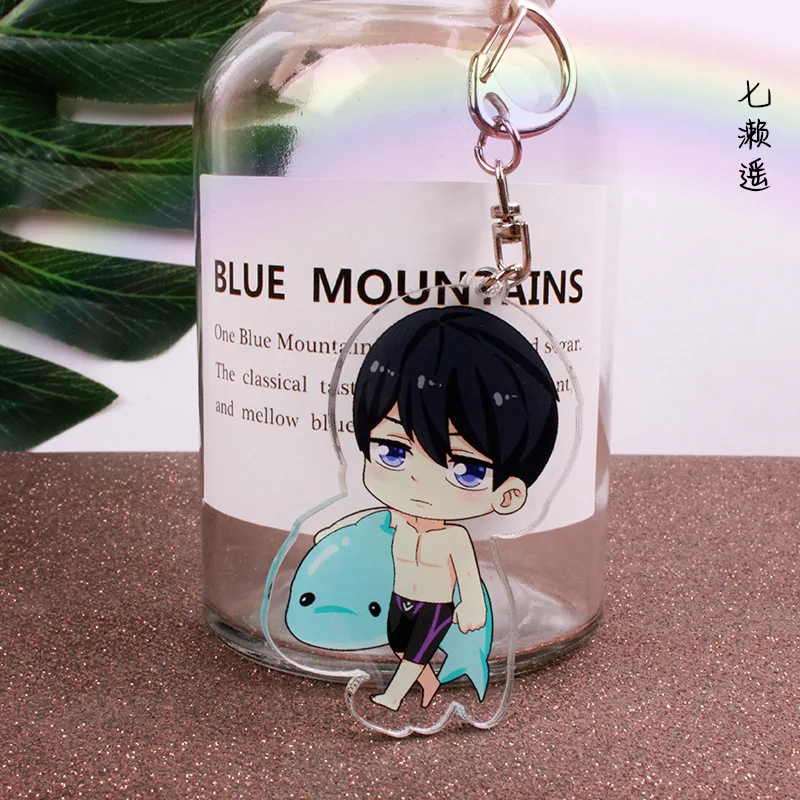 1 шт. аниме бесплатно! Iwatobi swim Club Rin Macoto swim брелок для мальчиков llavero Подарочная подвеска