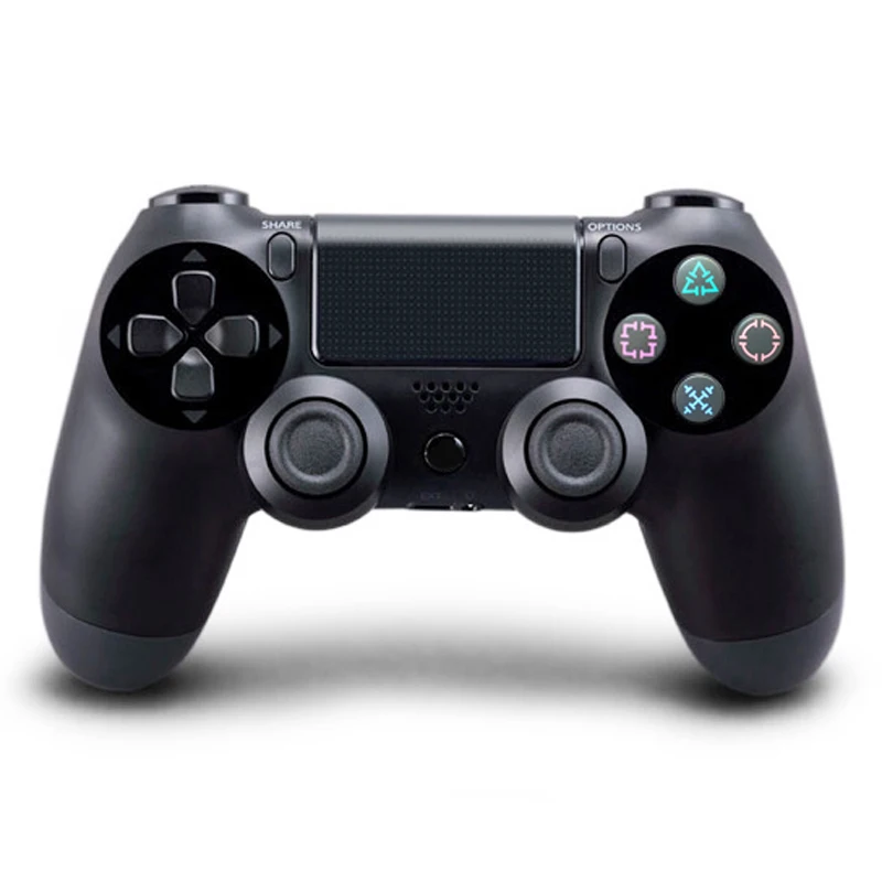 Black Геймпад Беспроводной bluetooth-контроллер для sony PS4 PS3 триггер джойстик игровая подставка для Play Station 4 Кулисный Беспроводная консоль - Цвет: Black